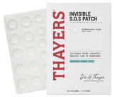 Thayers Invisible S.O.S patch ultra-thin close-up blending invisibly on skin, subtle look.