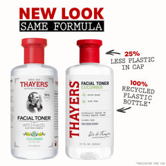 Aplicación del tónico THAYERS en el rostro para hidratación diaria