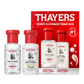 Con el tónico de pétalos de rosa de THAYERS, purifica la piel y reduce poros visibles.