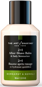 The Art of Shaving Bergamot & Neroli balm jar front offers rich hydration.