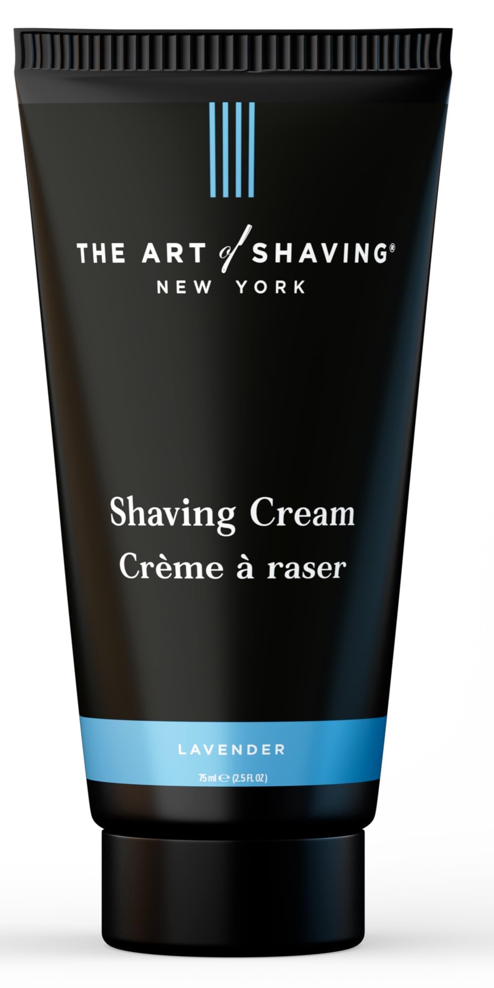 The Art of Shaving Lavender Shaving Cream jar front view with soothing scent.