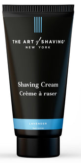 The Art of Shaving Lavender Shaving Cream jar front view with soothing scent.