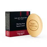The Art of Shaving sandalwood shave soap refill with rich lather for smooth glide
