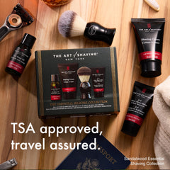 The Art of Shaving Sandalwood shaving brush with premium grip