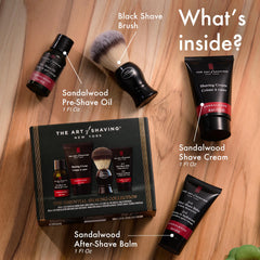 The Art of Shaving Sandalwood shaving cream with rich lather