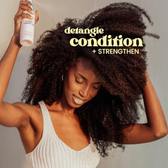 The Beachwaver Co Luxe Leave-In Detangler hair-tangle-free look shows smooth strands