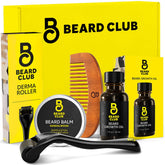 The Beard Club derma roller closeup for facial skin refreshment.