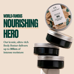 The Body Shop Shea Body Butter textura cremosa, sensación suave y confortable