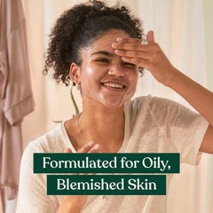 The Body Shop Tea Tree Skin Clearing Facial Wash lather cleanses oils and dirt.