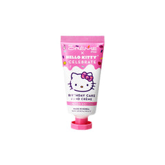 The Crème Shop Hello Kitty crema de manos con aroma a pastel de cumpleaños, hidrata la piel.