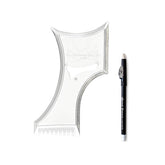 The Cut Buddy Plus beard shaping tool front view showing precise edge guidance for clean lines