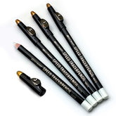 The Cut Buddy White Speed Tracer Pencil 4-Pack outlining precise lines for trimming.