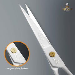 The Cut Factory ergonomic handle with detachable finger rings for comfortable long use