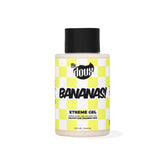 The Doux Bananas Xtreme Hold Gel en botella, fijación fuerte para rizos definidos