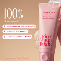 The Face Shop crema dia Rice Water Bright para piel suave y nutrida.