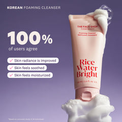The Face Shop Rice Water Bright desmaquillante suave para SPF y maquillaje