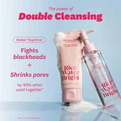 The Face Shop Rice Water Bright Duo ceramide-enriched texture close-up for hydration
