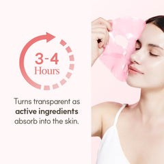 The Face Shop Rose PDRN mascarilla con 11 tipos de ácido hialurónico para hidratación profunda.