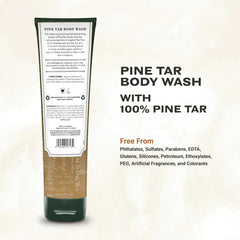 The Grandpa Soap Company Pine Tar Body Wash, textura de alquitrán de pino para una experiencia fresca