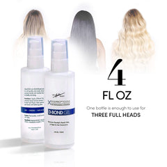 4 oz packaging of The Hair Shop X10 Pro-Tools D Bond Remover shows compact size.