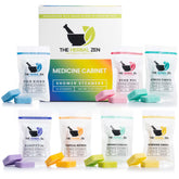 The Herbal Zen shower-steamer variety-pack box offers convenient, gift-ready aromatherapy for daily routines.
