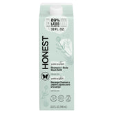The Honest Company 2-in-1 shampoo bottle shows gentle, fragrance-free cleansing for family bath time.
