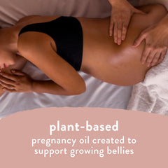 Textura cremosa de The Honest Company Glow On Body Oil para piel sensible.