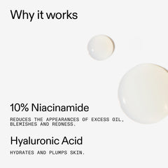 The INKEY List Niacinamida, ingredientes clave para calmar y equilibrar la piel.