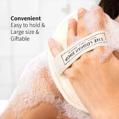 The Loofah Shop correa-elastica-agarre-firme, ducha sin resbalones.