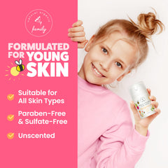 The Natural and Organic Family crema infantil con espino amarillo para nutrir.