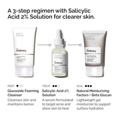 The Ordinary Acne Set ácido salicílico 2%: ayuda a desobstruir poros y reducir brillos visibles.