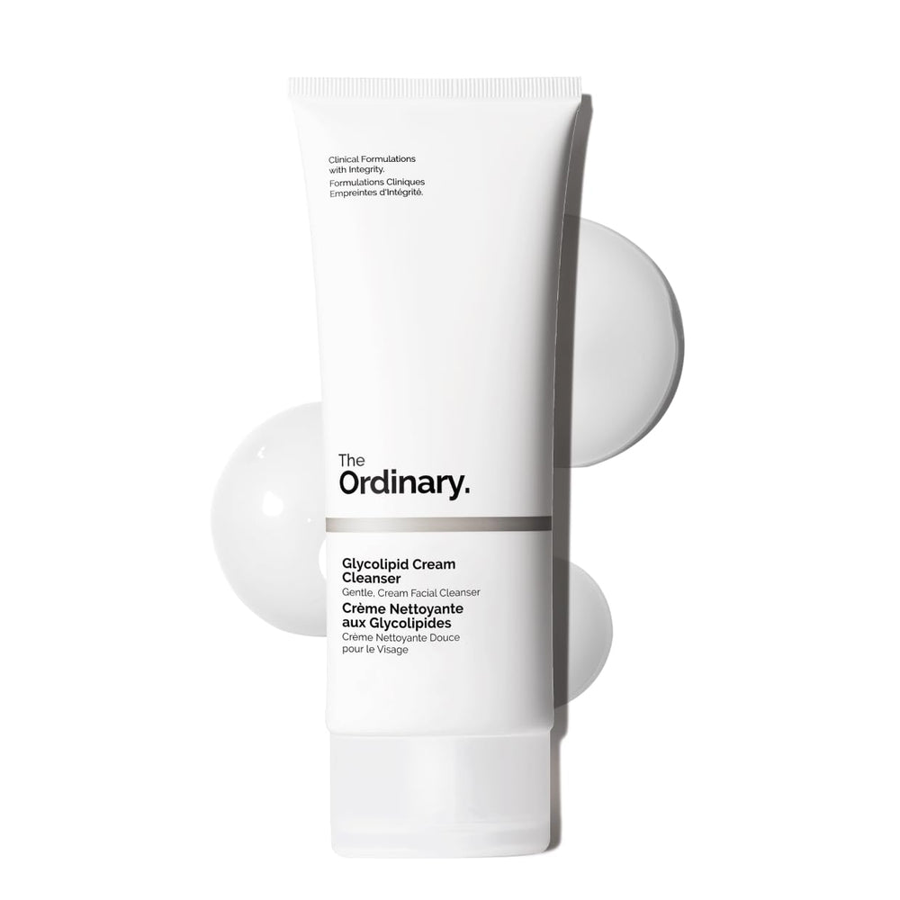 The Ordinary Glycolipid Cream Cleanser: botella para limpieza suave del maquillaje