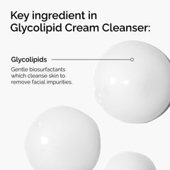 The Ordinary Glycolipid Cream Cleanser: aplicación en la piel con textura cremosa