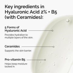 Close-up of The Ordinary serum drop delivering multi-layer hydration onto skin
