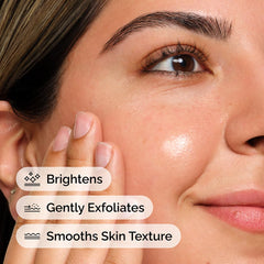 The Ordinary lactic acid 5% texture close-up showing silky serum for dry skin.