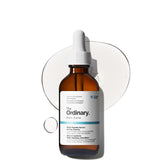 The Ordinary Multi-Peptide Serum bottle close-up for scalp nourishment and fuller-looking hair.