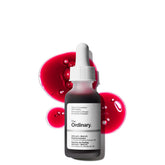 The Ordinary AHA 30% + BHA 2% Peeling Solution bottle closeup for advanced exfoliation and brighter skin.