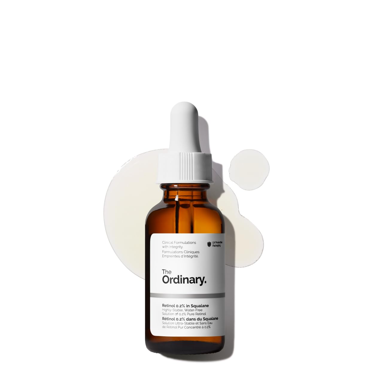 The Ordinary Retinol 0.2% in Squalane bottle for a gentle retinol option