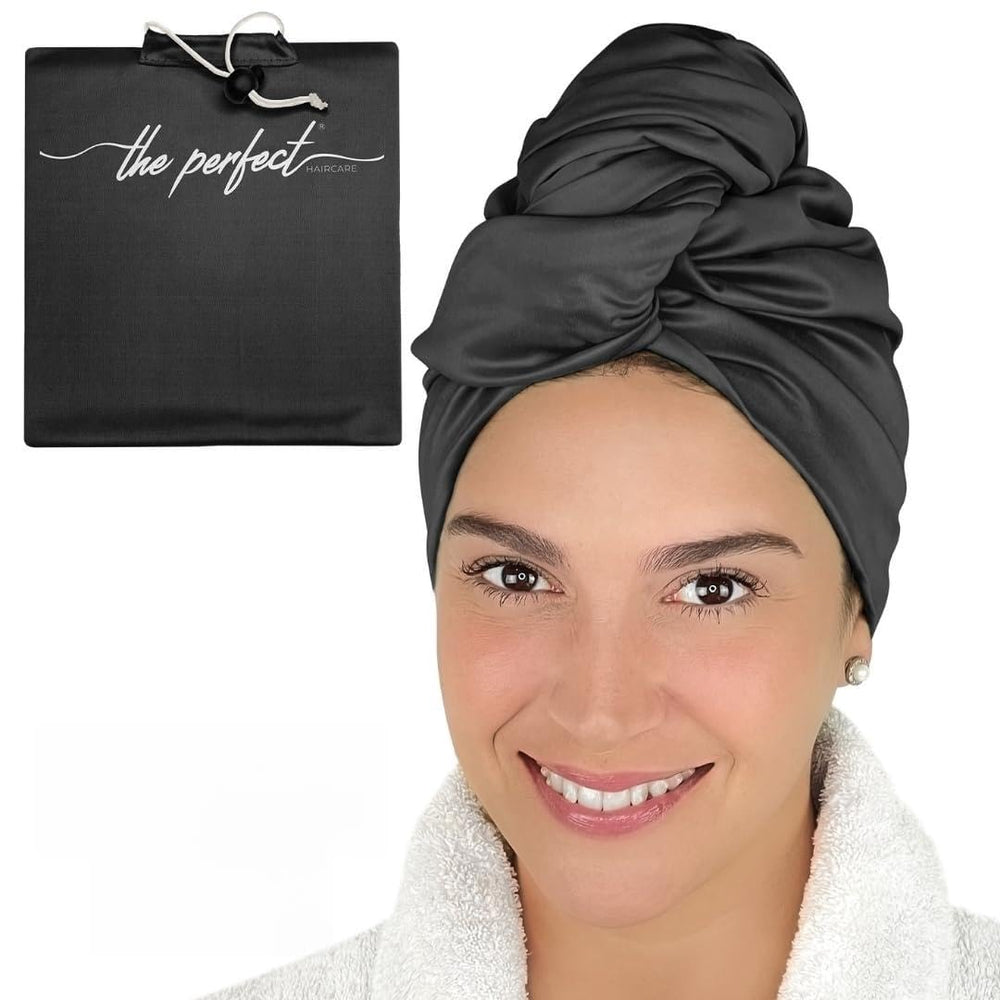 THE PERFECT HAIRCARE: toalla microfibra con clip patentado evita deslizamientos durante el secado