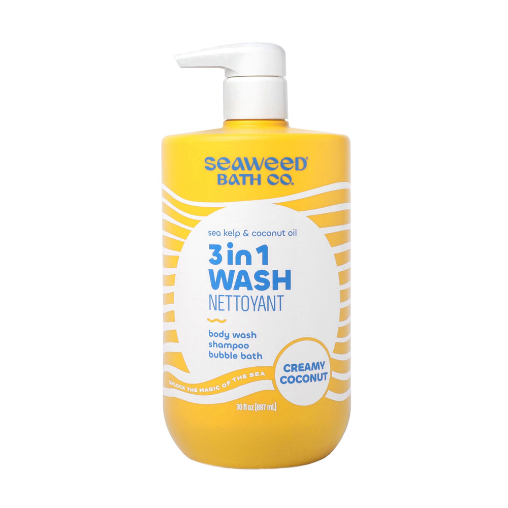 The Seaweed Bath Co botella coco-cremoso para piel suave e hidratada