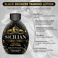 Applying The Sicilian 200X Dark Bronzer for smooth, even coverage
