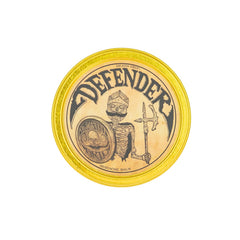 The Vintage Grooming Co. Defender Balm packaging for easy storage and travel convenience.
