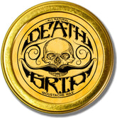 The Vintage Grooming Co Death Grip tin provides a long lasting extra strong hold for moustache styling.