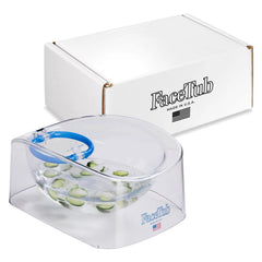 The FaceTub cold ice bath bowl ready for a refreshing facial plunge.