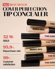 THESAEM concealer delivers high coverage for blemishes and redness.