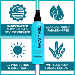 THESALONGUY Matte finish texturizer demonstrating flexible hold