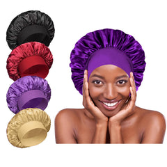 Theyakmer silk bonnet set in four colors for comfortable sleep