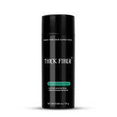 Thick Fiber dark brown bottle pour for quick thinning-hair coverage.