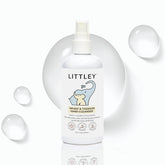 Think Smarter Products Littley infant hand cleanser bottle shows gentle cleansing for delicate skin.