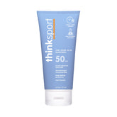 ThinkSport bottle-dispense shows easy, fast-absorbing mineral sunscreen for active days